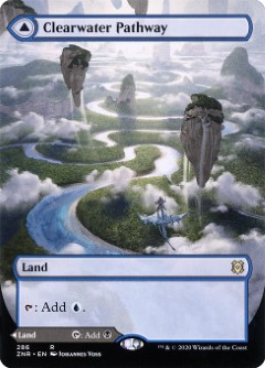 Clearwater Pathway // Murkwater Pathway Zendikar Rising Alternate Art
